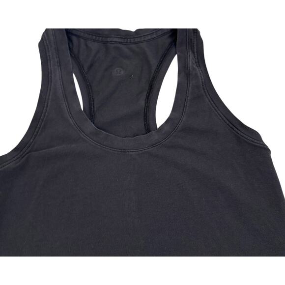 Lululemon Black Athletic Racerback Tank Top Size Women's 2 - Picture 2 of 3